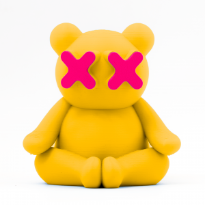 Meditate (Yellow/Neon Pink)