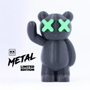 Metal edition bear (Sparkling black/Neon green)