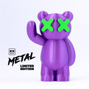 Metal edition bear (Metal purple/Neon Green)