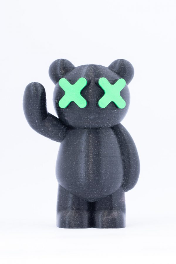 Metal edition bear (Sparkling black/Neon green) - Image 2